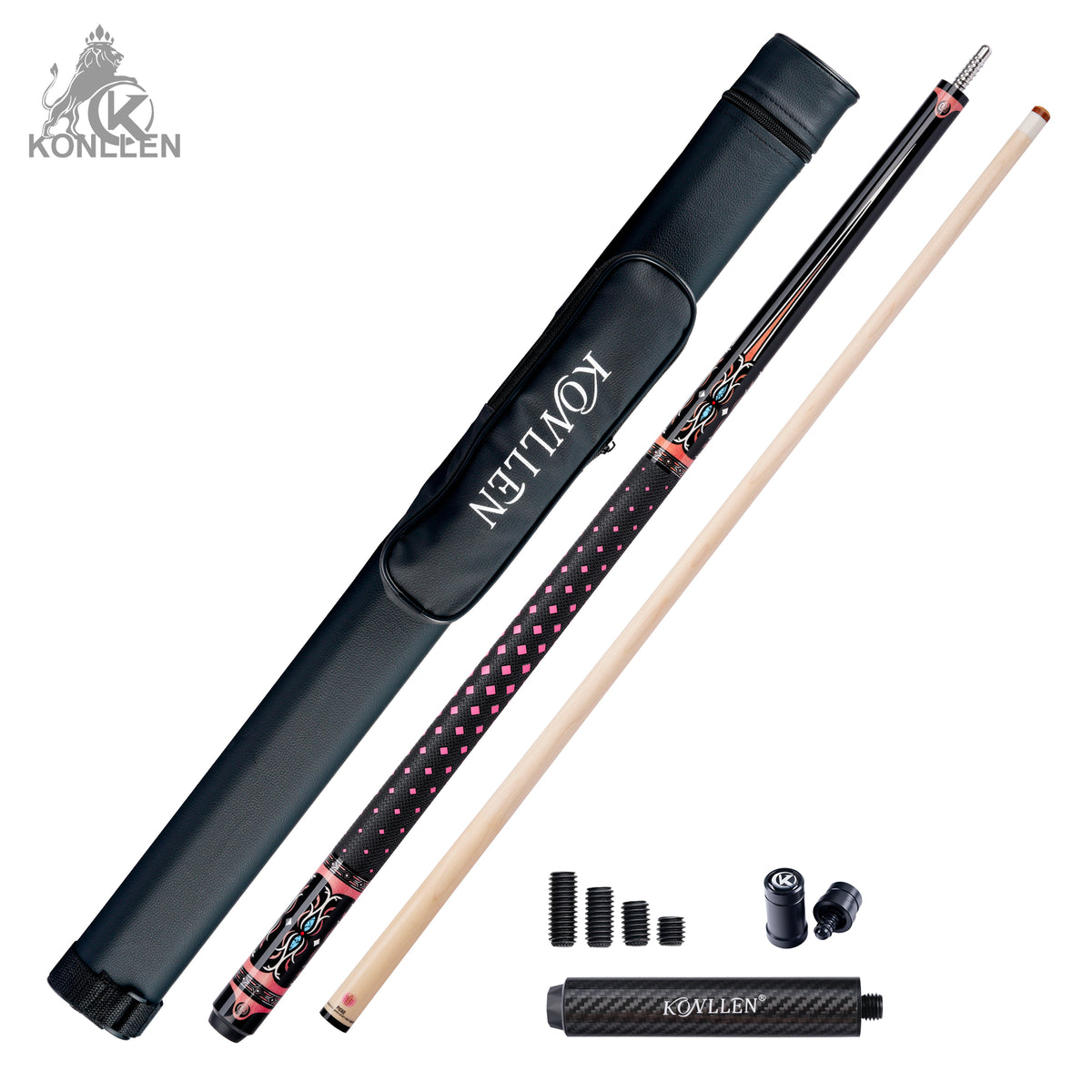 KONLLEN Lilia Low Deflection Maple Pool Cue - 12.5mm