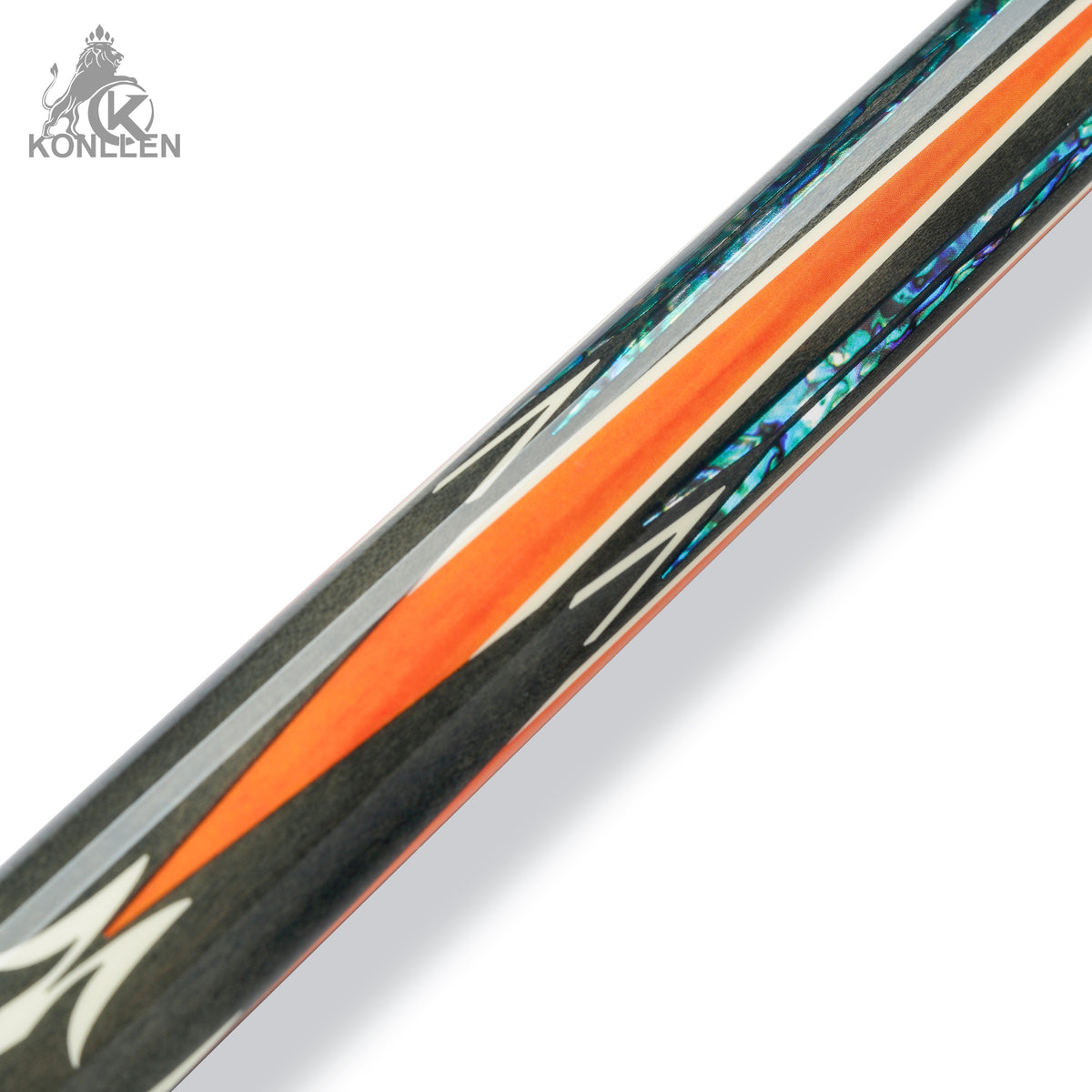 KONLLEN Lucent Low Deflection Carbon Fiber Pool Cue with CFX ProTaper Shaft - 12.4mm