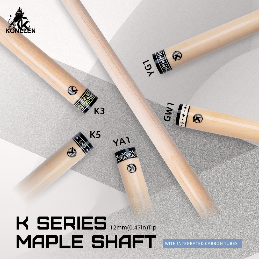 KONLLEN K-01 / K-02 Maple Shaft for Radial 12mm