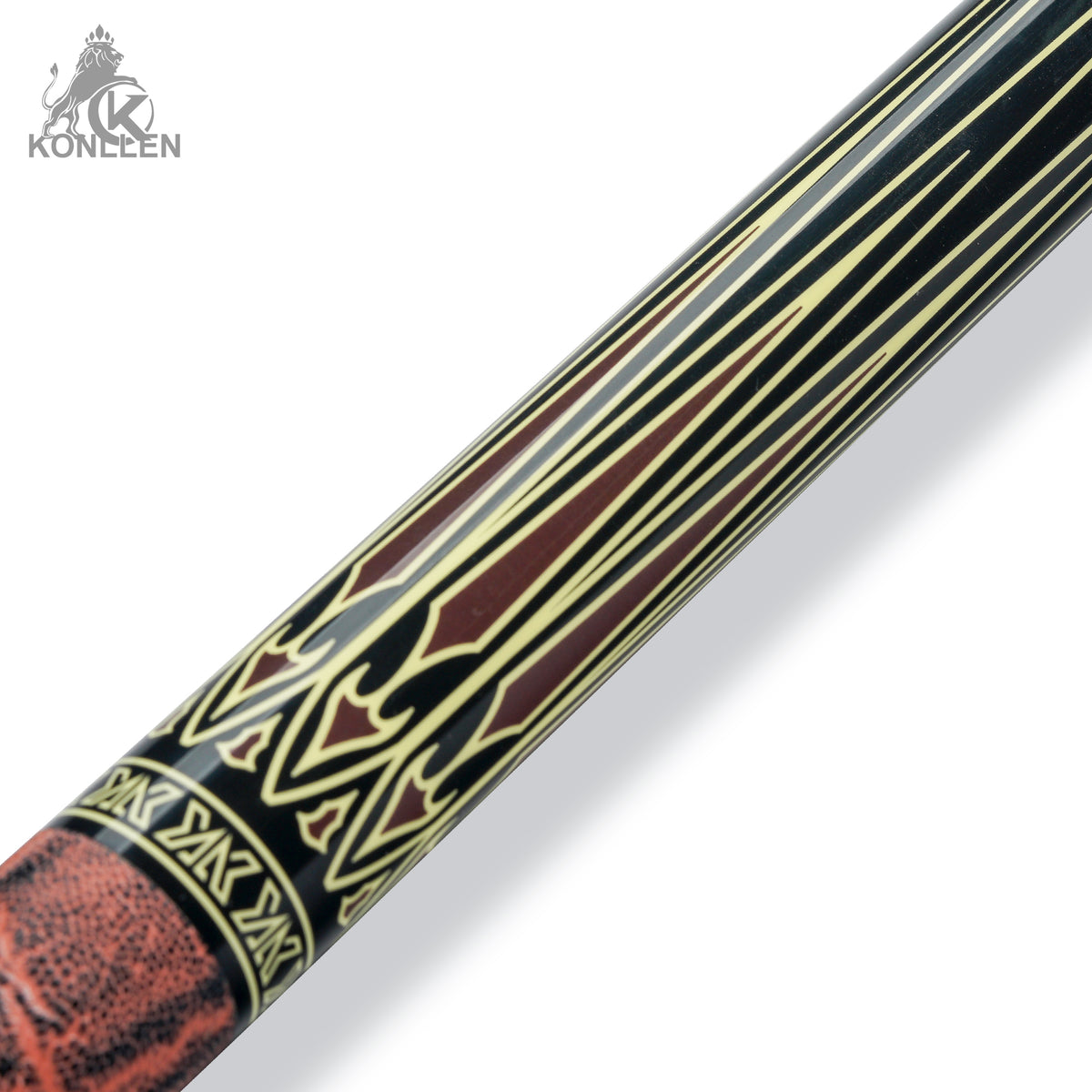 KONLLEN Axiom Low Deflection Carbon Fiber Pool Cue with CFX ProTaper Shaft - 12.4mm
