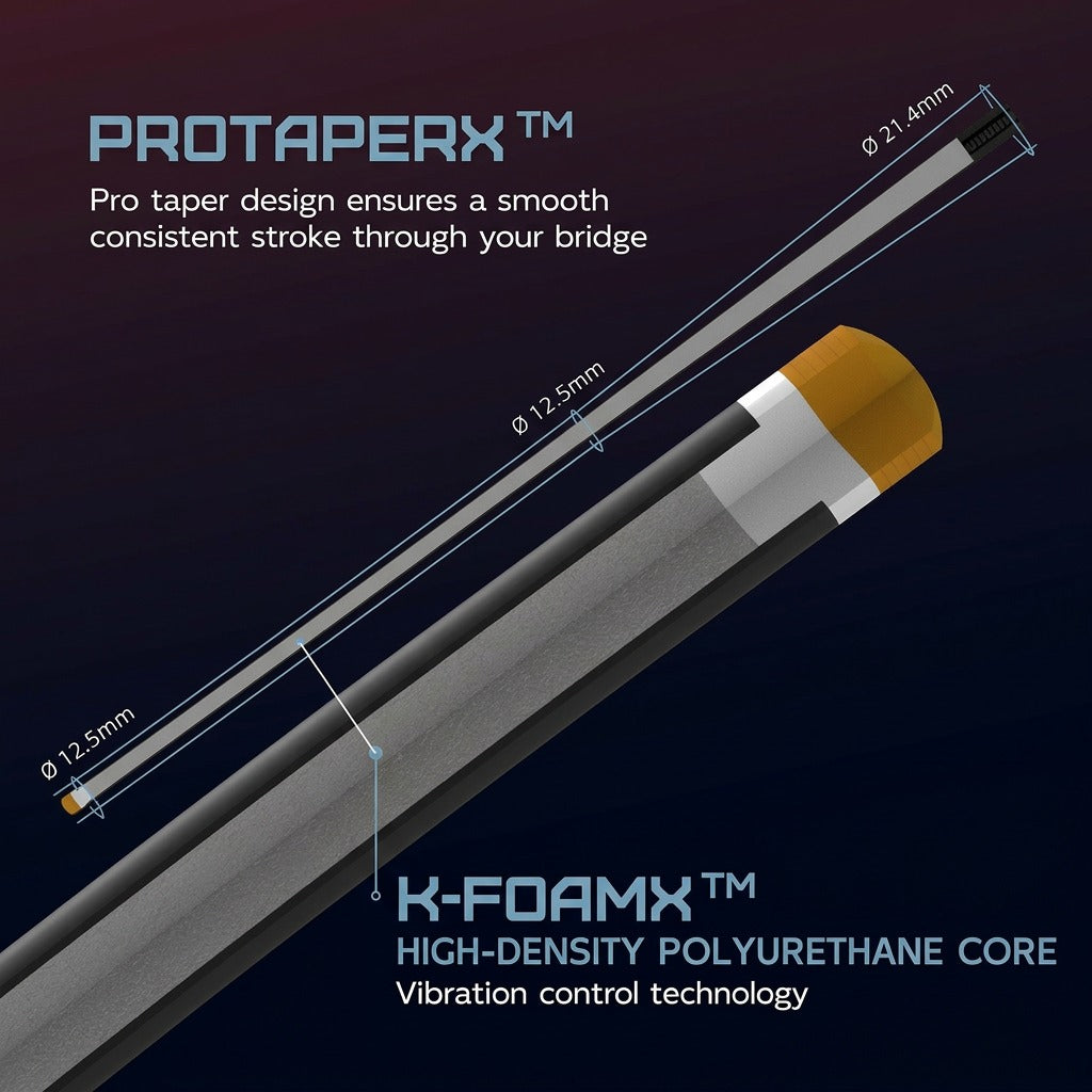 KONLLEN 2.0 Series Carbon Fiber Shaft Pro Taper for Radial Joint with 12.5mm Tip
