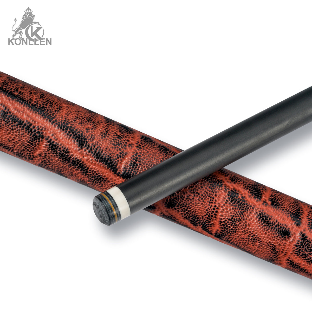 KONLLEN Axiom Low Deflection Carbon Fiber Pool Cue with CFX ProTaper Shaft - 12.4mm