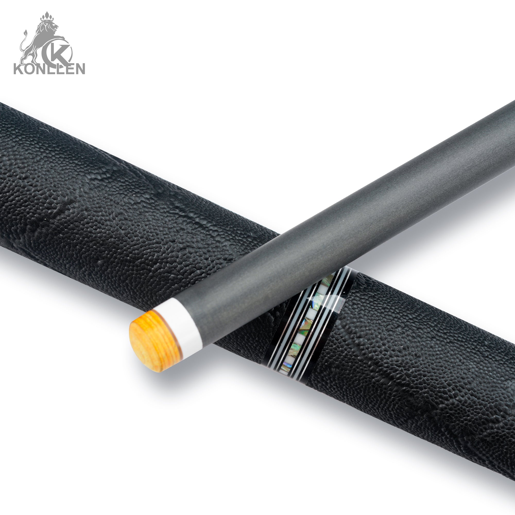 KONLLEN AXA-R1F Low Deflection Pool Cue Redrose Wood Handmade Inlay - 12.5mm