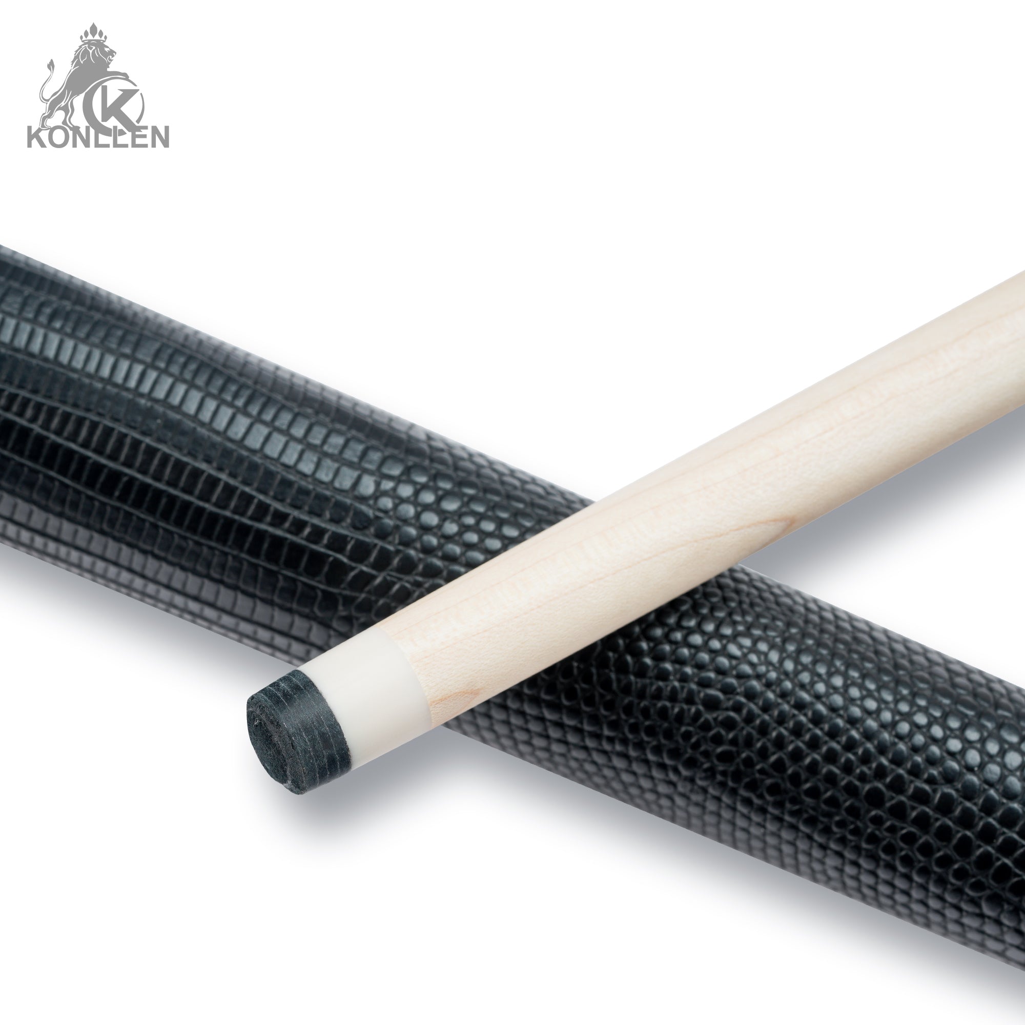 KONLLEN Regent Low Deflection Maple Pool Cue With 30cm Carbon Tube - 12mm