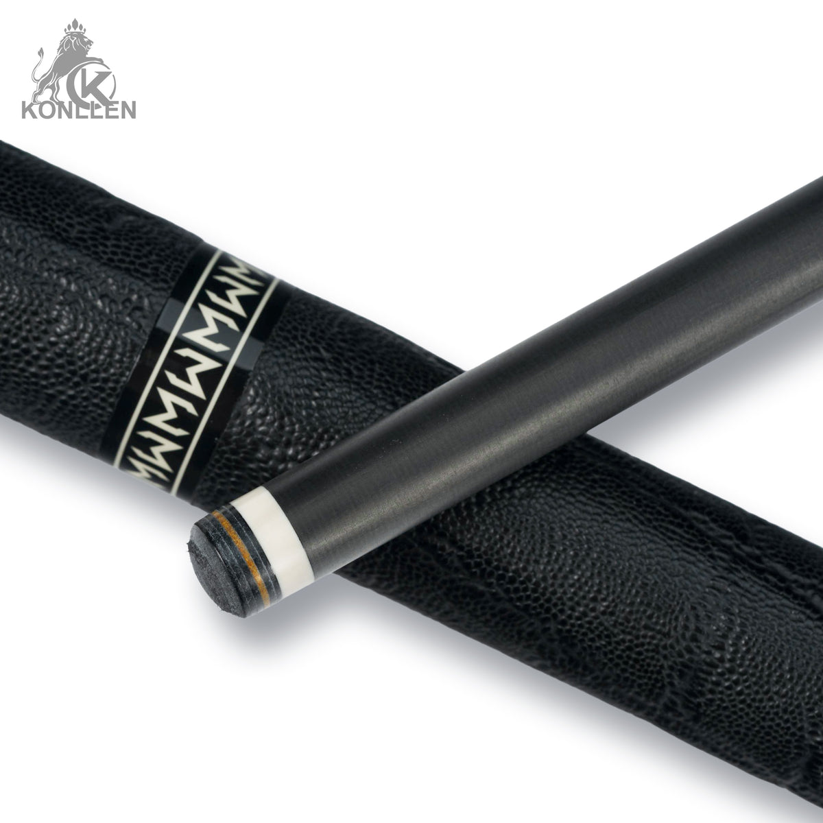 KONLLEN Eclipse Low Deflection Carbon Fiber Pool Cue with CFX ProTaper Shaft - 12.4mm