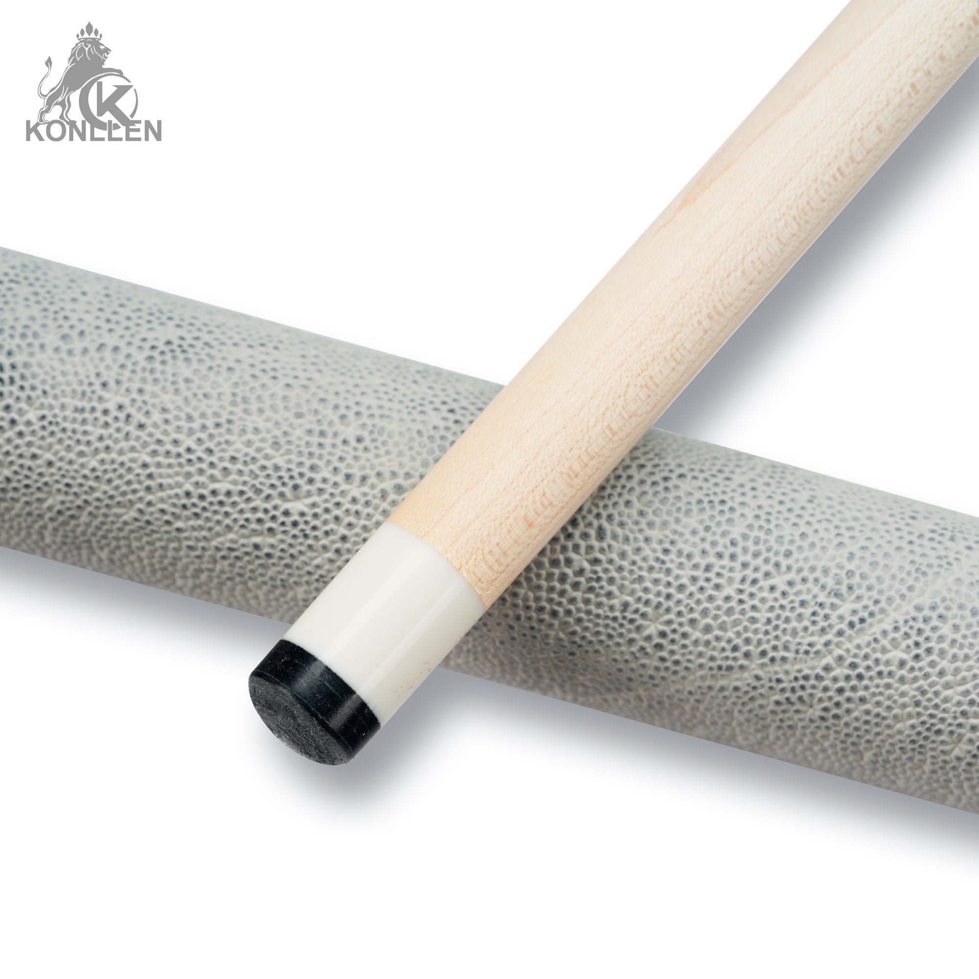 KONLLEN Inkstone Low Deflection Maple Pool Cue With 30cm Carbon Tube - 11.8mm / 12.5mm