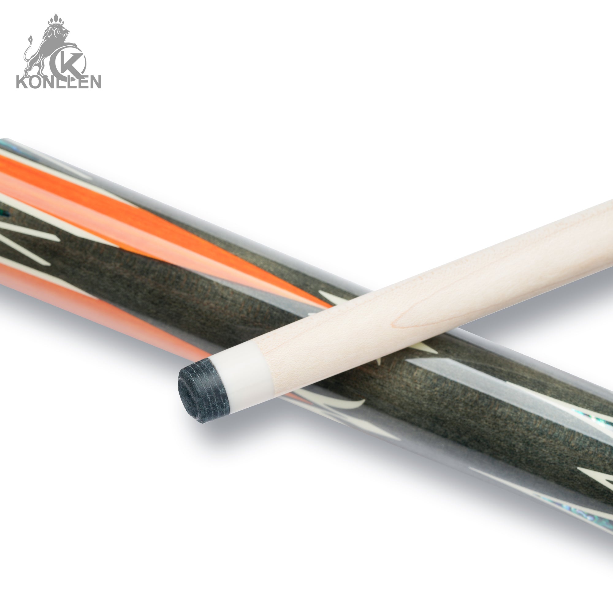 KONLLEN Lucent Low Deflection Maple Pool Cue - 12mm
