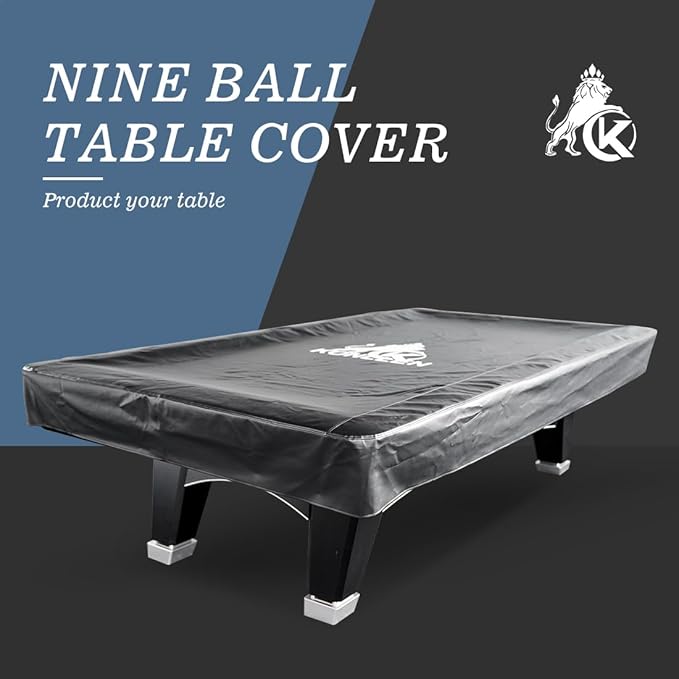 KONLLEN Heavy Duty Leatherette Billiard Pool Table Cover ( 9-ball )
