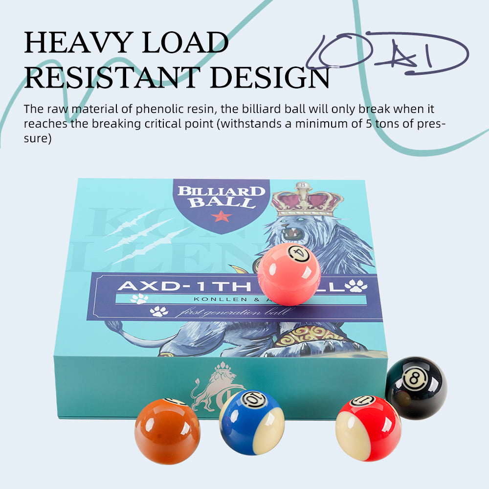 KONLLEN AXD-1TH Billiard Balls - 57.2mm