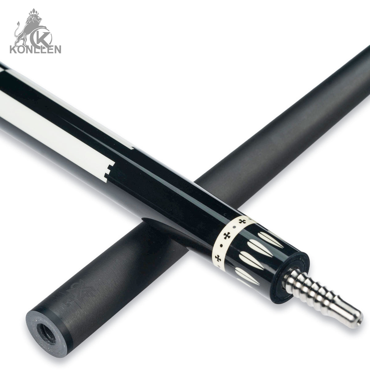 KONLLEN Regent Low Deflection Carbon Fiber Pool Cue with CFX ProTaper Shaft - 12.4mm
