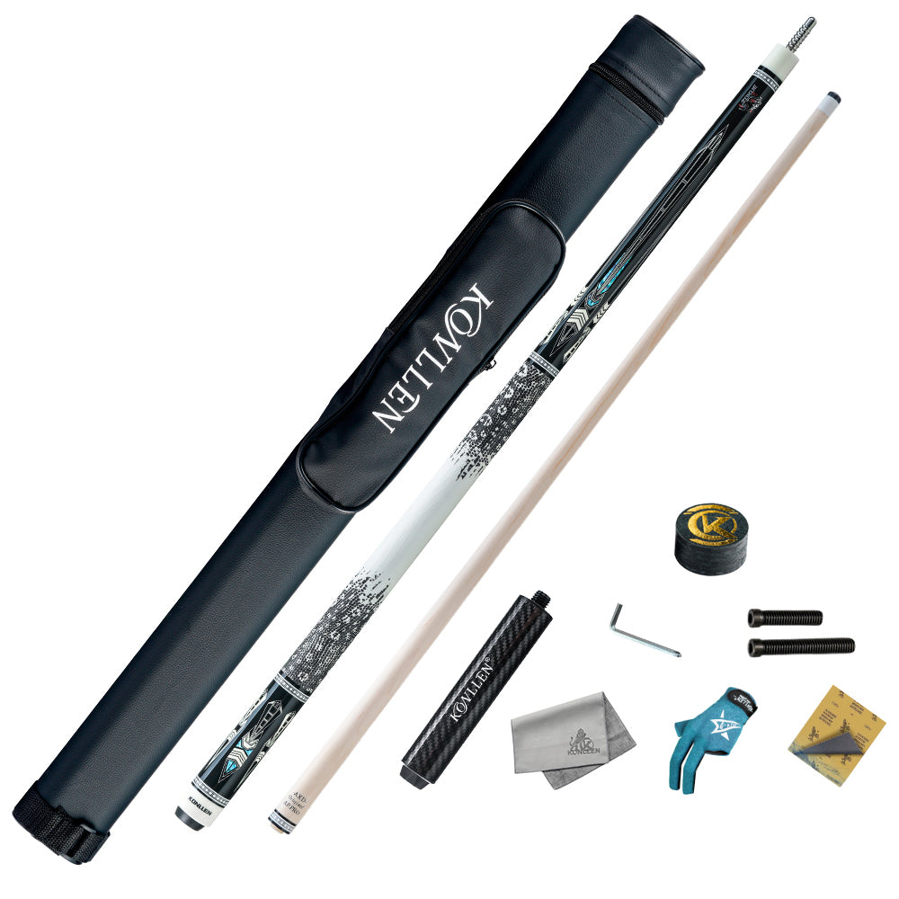 KONLLEN Dragon-03 Maple Pool Cue - 10.5mm / 11.5mm / 12.2mm