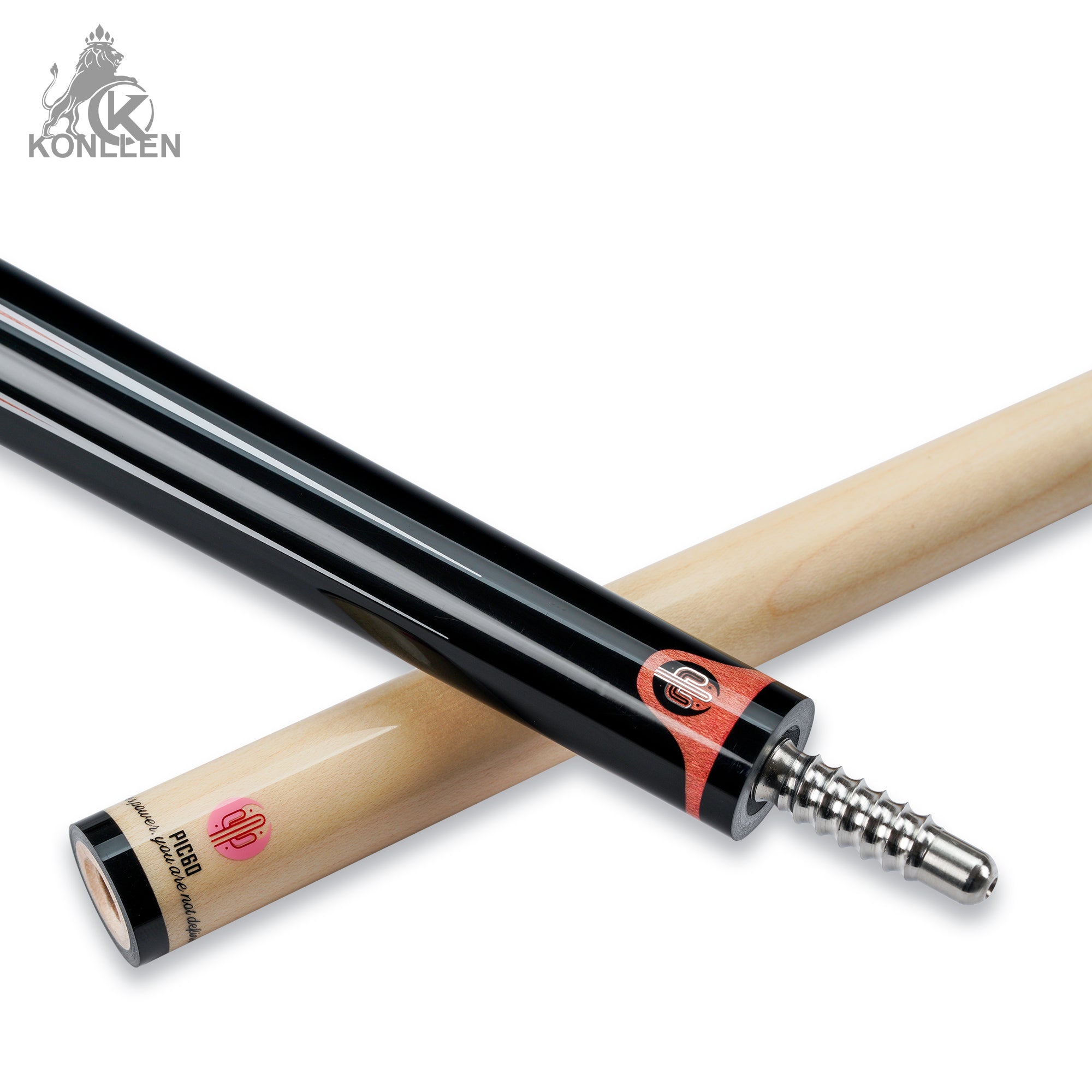 KONLLEN Florentia Low Deflection Maple Pool Cue - 12.5mm