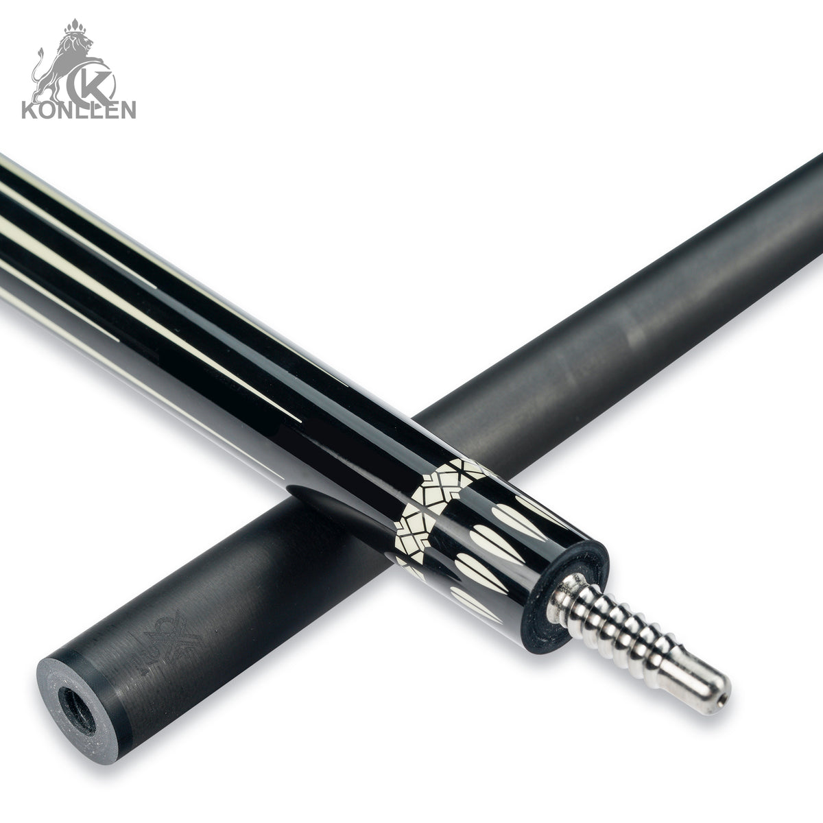 KONLLEN Voyage Low Deflection Carbon Fiber Pool Cue with CFX ProTaper Shaft - 12.4mm