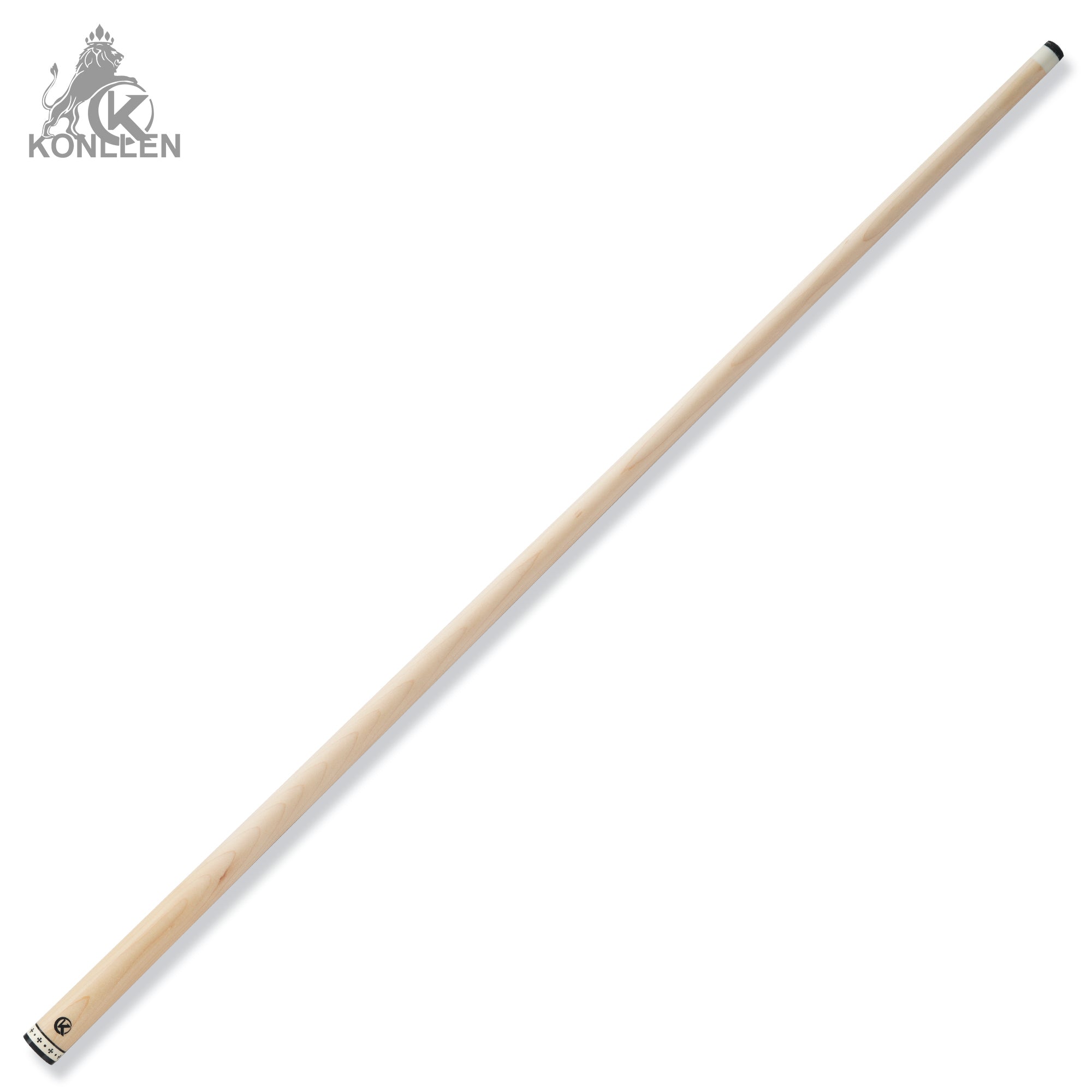 KONLLEN Regent Low Deflection Maple Pool Cue With 30cm Carbon Tube - 12mm