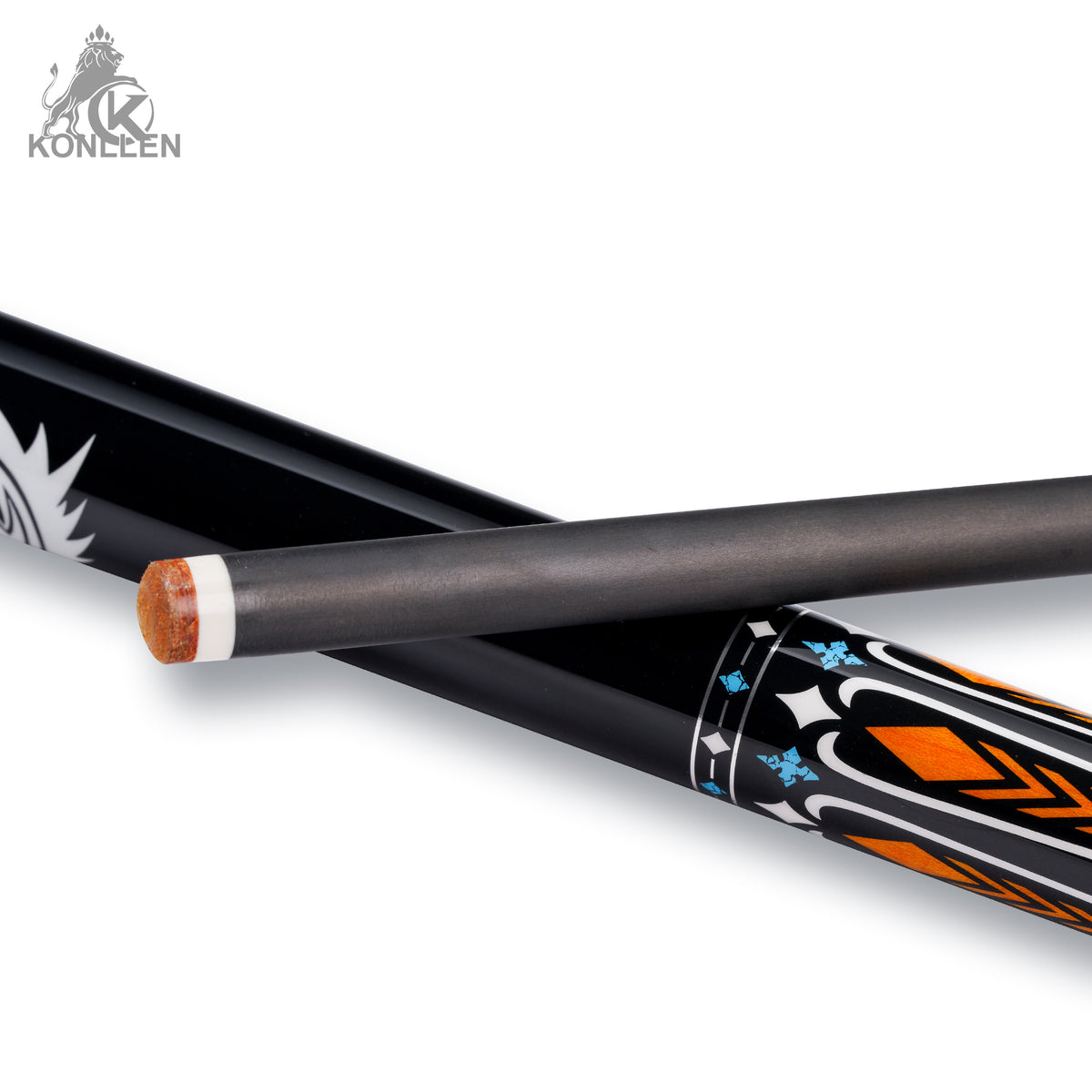 KONLLEN 2.0 AK-10YF Low Deflection Carbon Fiber Pool Cue with ProTaper Shaft
