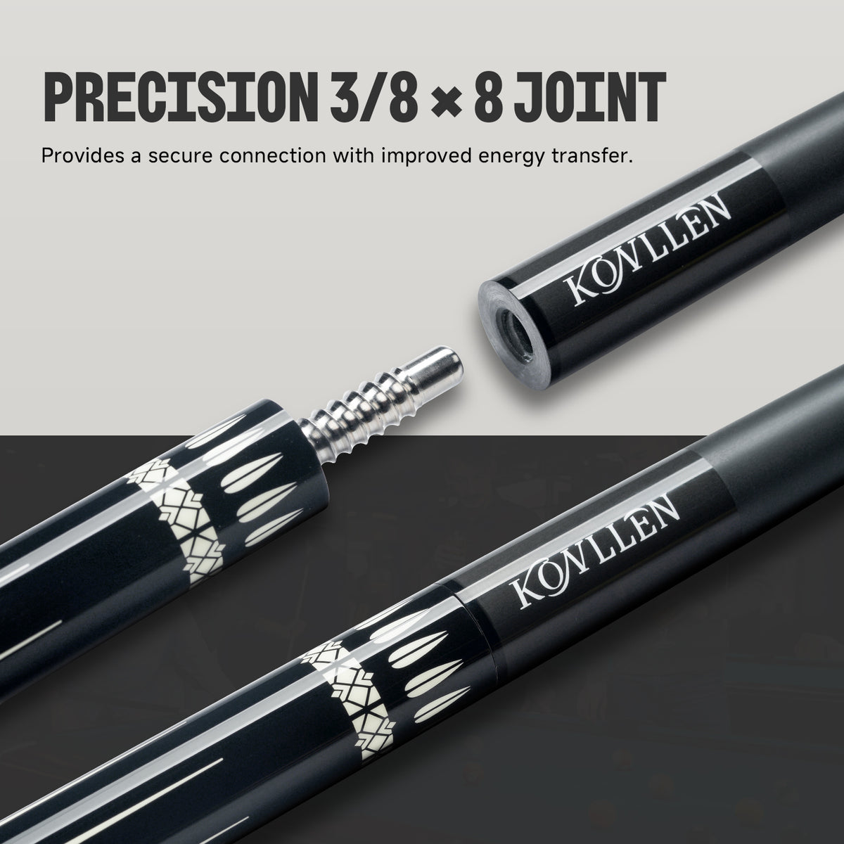 KONLLEN 2.0 Series Carbon Fiber Shaft Pro Taper for Radial Joint with 12.5mm Tip