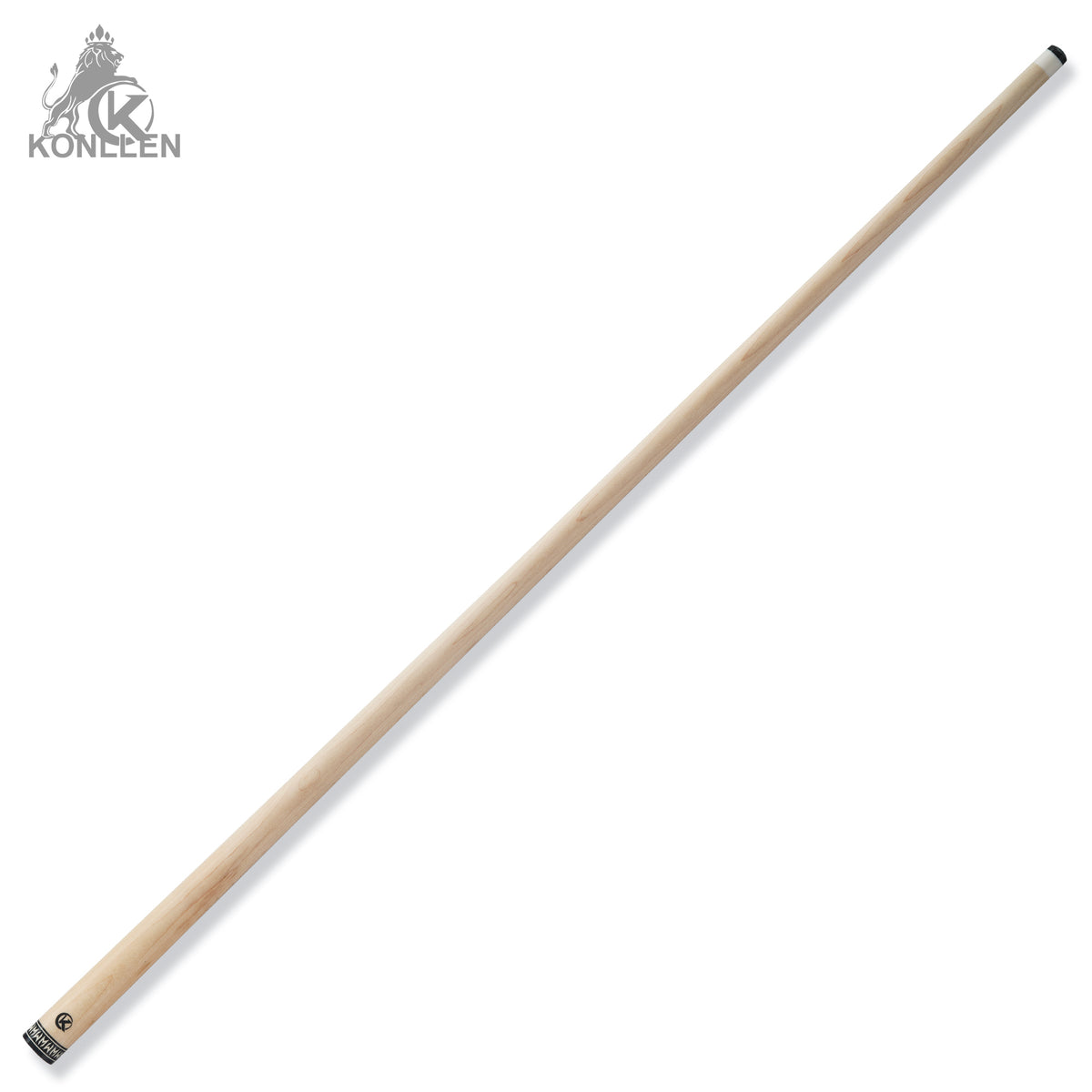 KONLLEN Eclipse Low Deflection Maple Pool Cue With 30cm Carbon Tube - 12mm