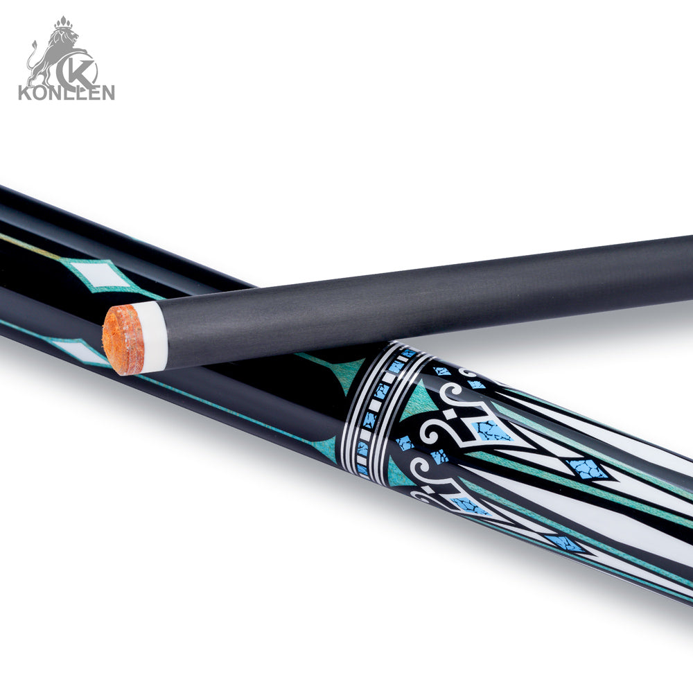 KONLLEN 2.0 Lunaris Low Deflection Carbon Fiber Pool Cue with ProTaper Shaft