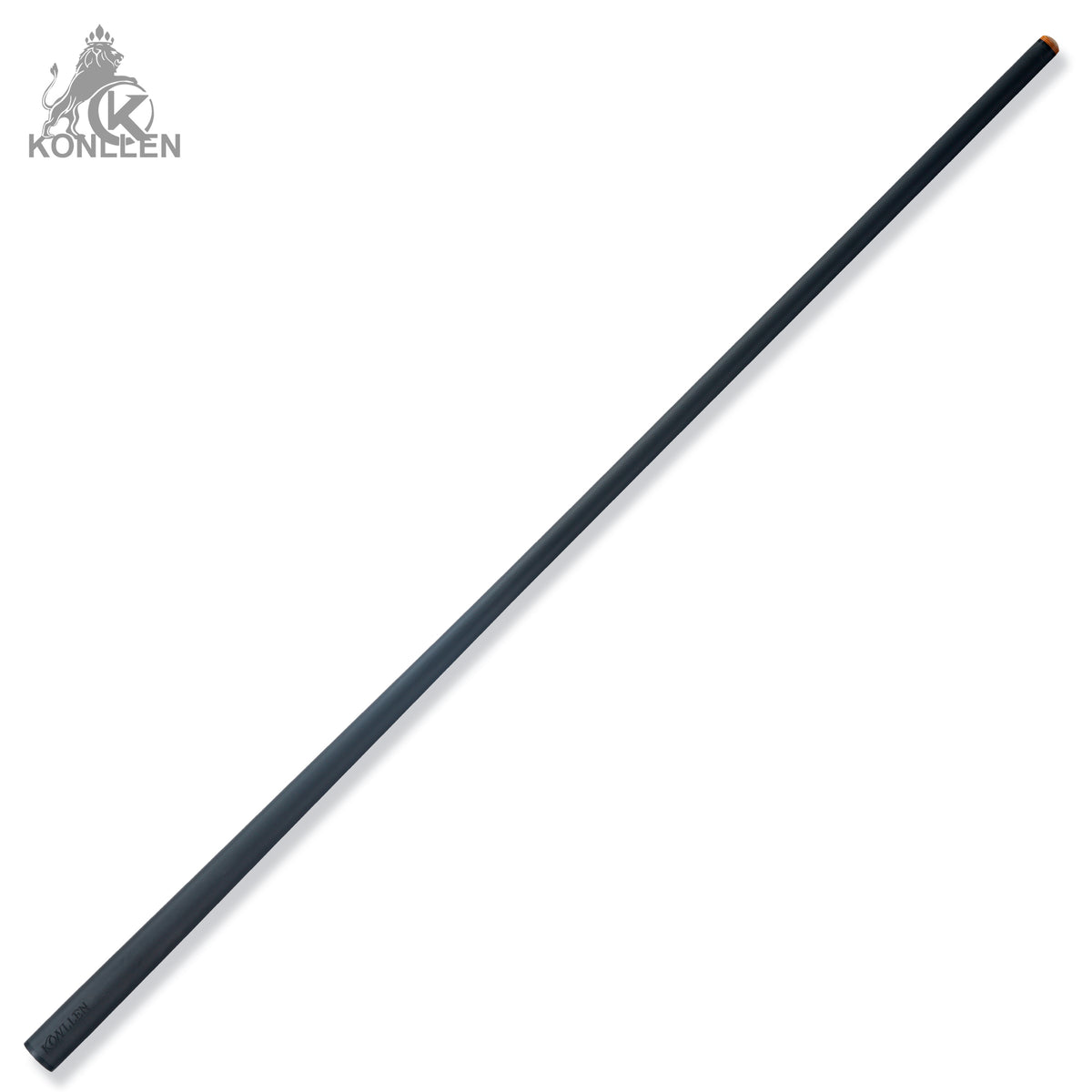 KONLLEN AK-AI-1F Low Deflection Carbon Fiber Pool Cue Ebony Handmade Inlay - 12.5mm