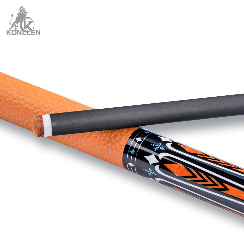 KONLLEN 2.0 Lumen Low Deflection Carbon Fiber Pool Cue with ProTaper Shaft