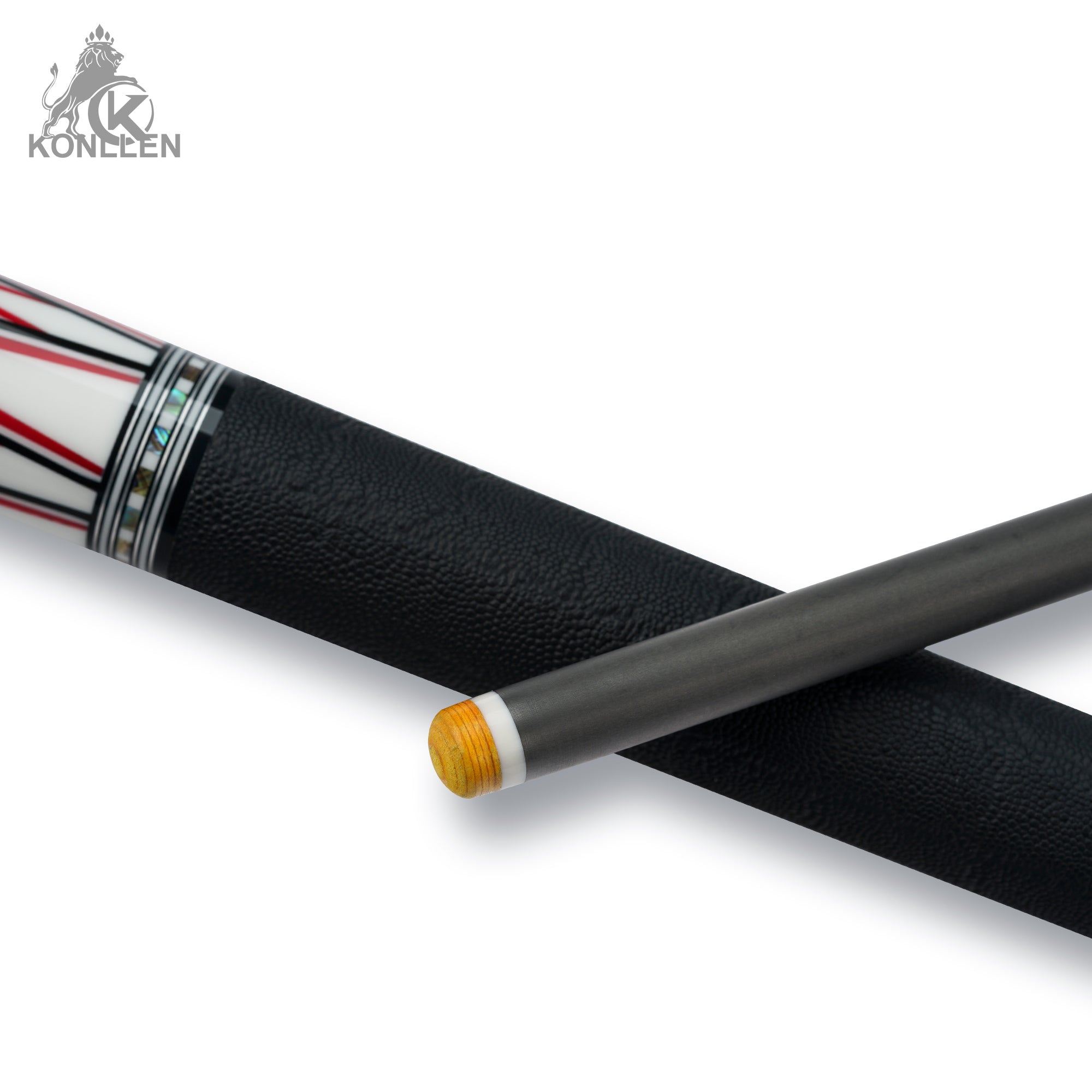 KONLLEN 2.0 Series AK75-001RF - Ebony Butt Sleeve With Abalone Ring and Zuma Inlay - 12.5mm