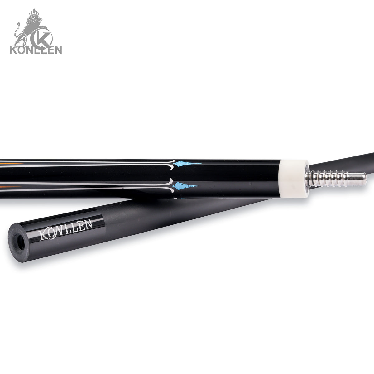 KONLLEN 2.0 AK-10YF Low Deflection Carbon Fiber Pool Cue with ProTaper Shaft