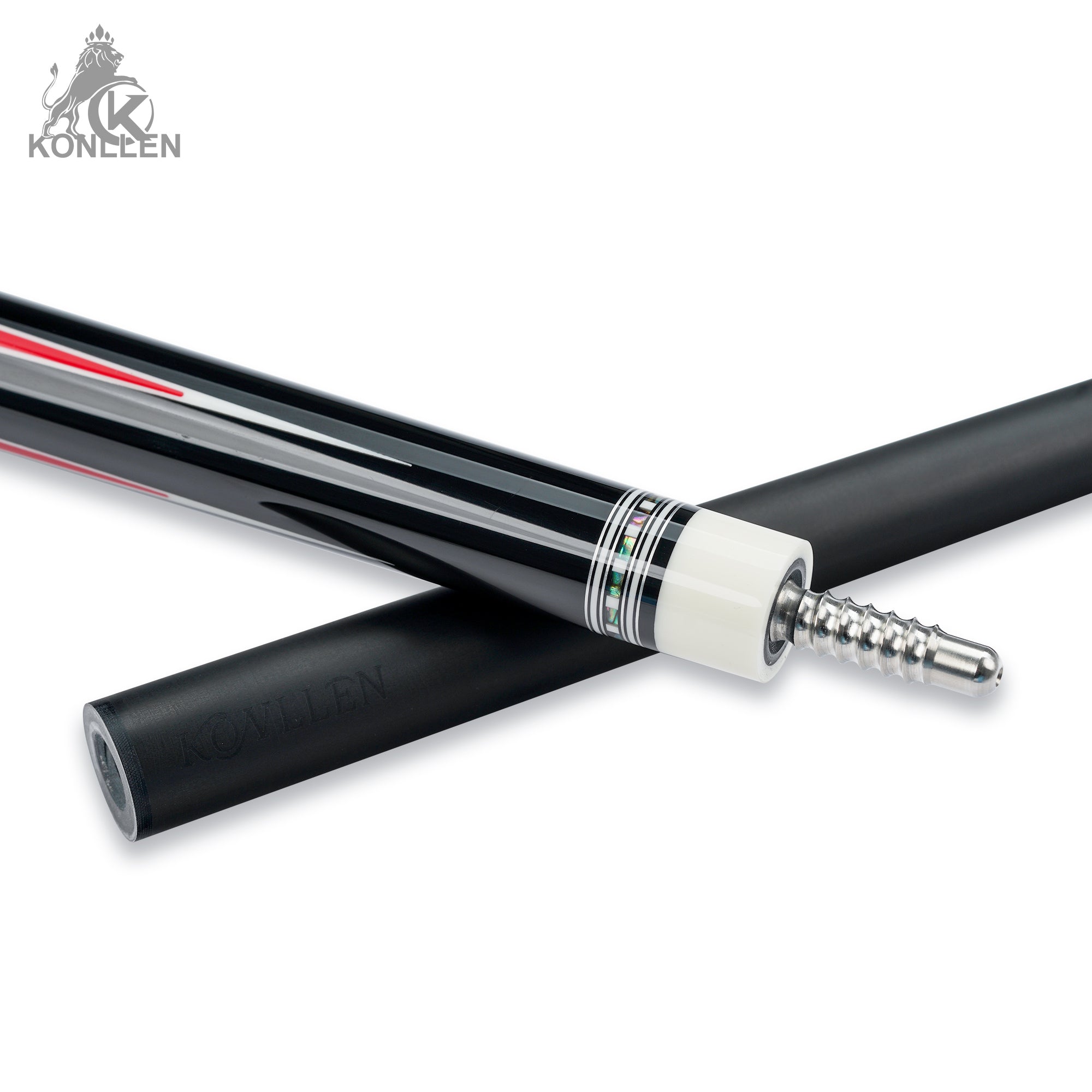 KONLLEN 2.0 Series AK75-001RF - Ebony Butt Sleeve With Abalone Ring and Zuma Inlay - 12.5mm