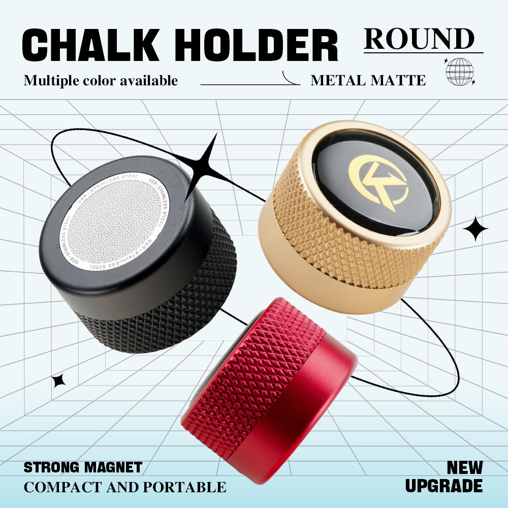 KONLLEN Upgrade Portable Multifunctional Sturdy Round Chalk Holder