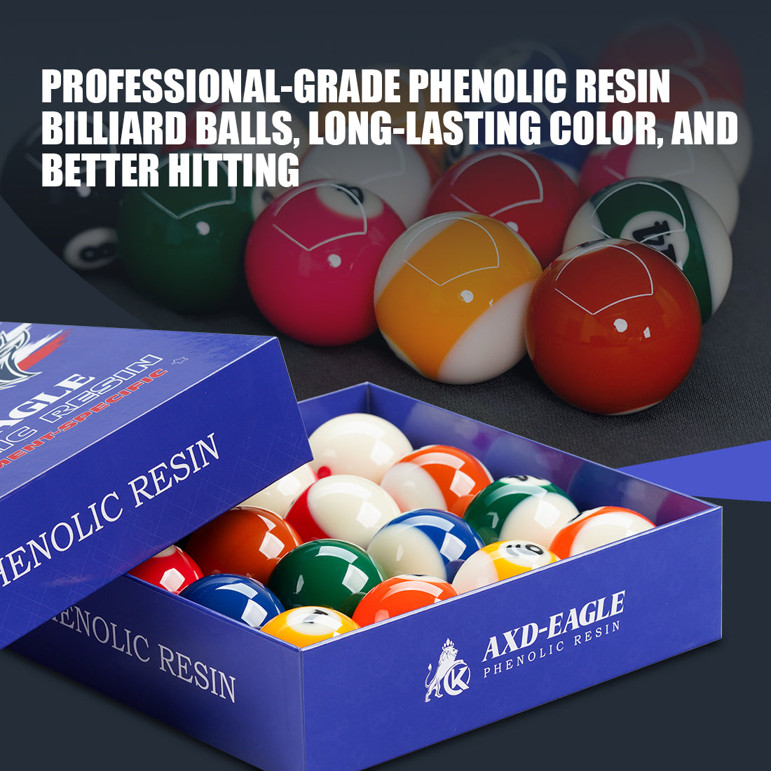 KONLLEN AXD-EAGLE Billiard Balls - 57.2mm