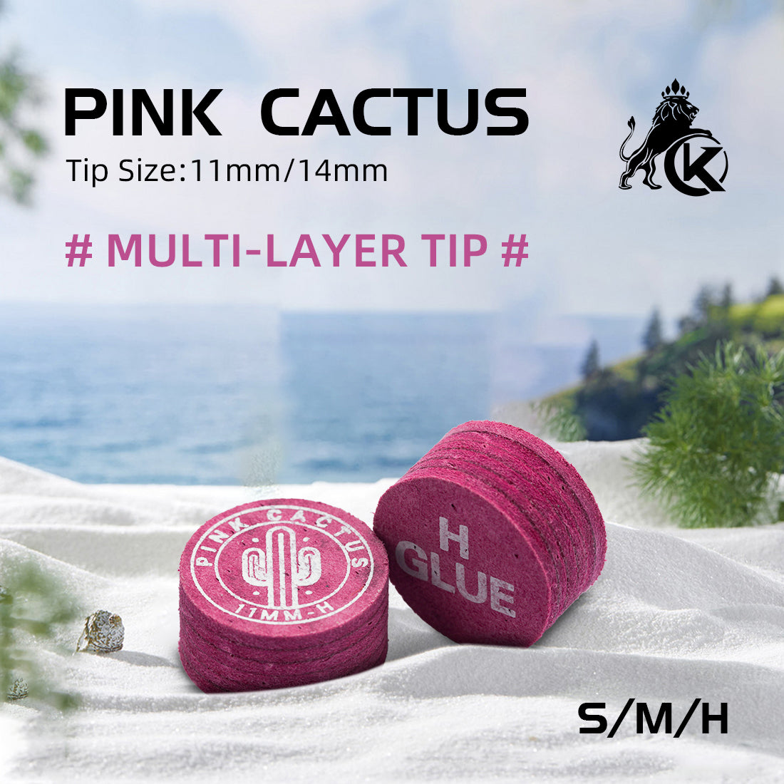 KONLLEN Pink Cactus Tip 11mm / 14mm
