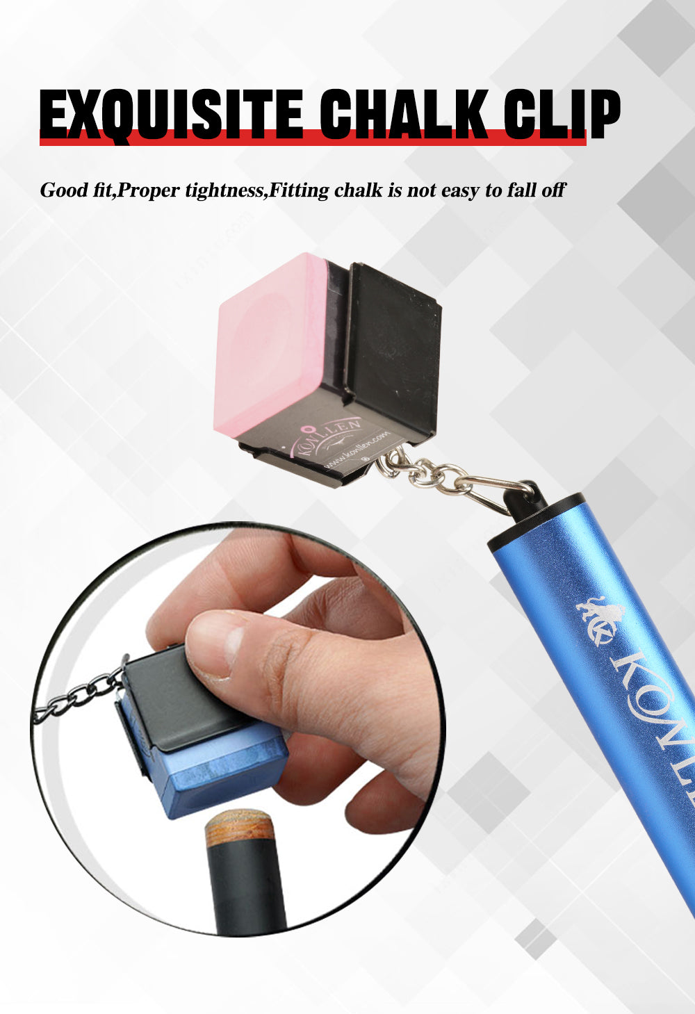 KONLLEN Multifunctional 4-in-1 Chalk Holder