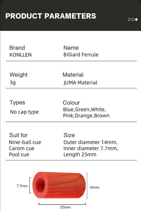 Juma  Rainbow Ferrule - 25mm