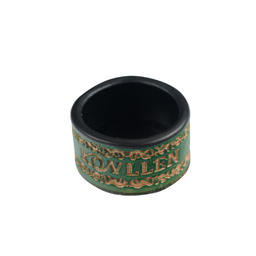 KONLLEN Single Square / Round Vegetable Tanned Leather Chalk Box
