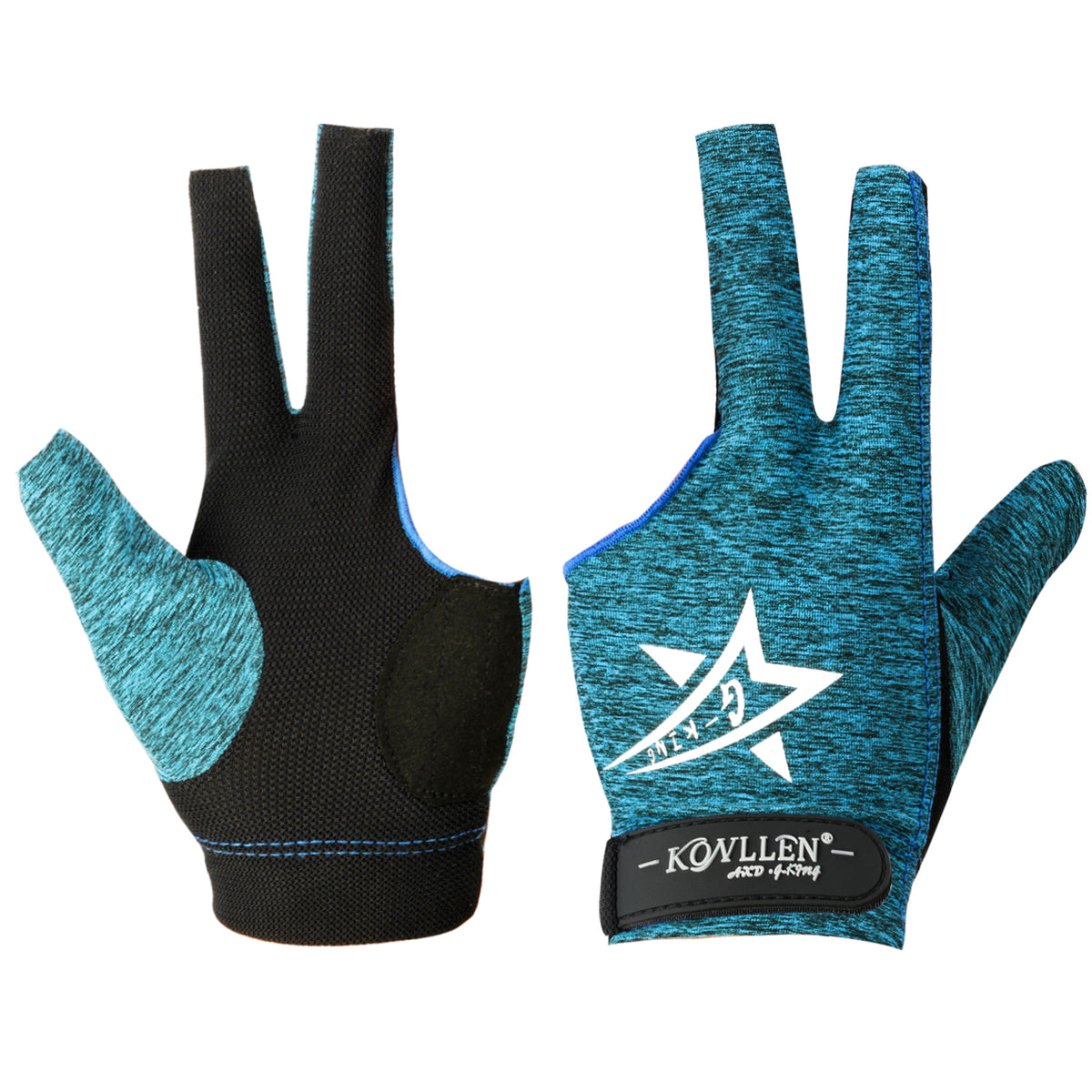 KONLLEN Billiards Gloves for Left Hand/Right Hand L/XL - 01 pure cotton series