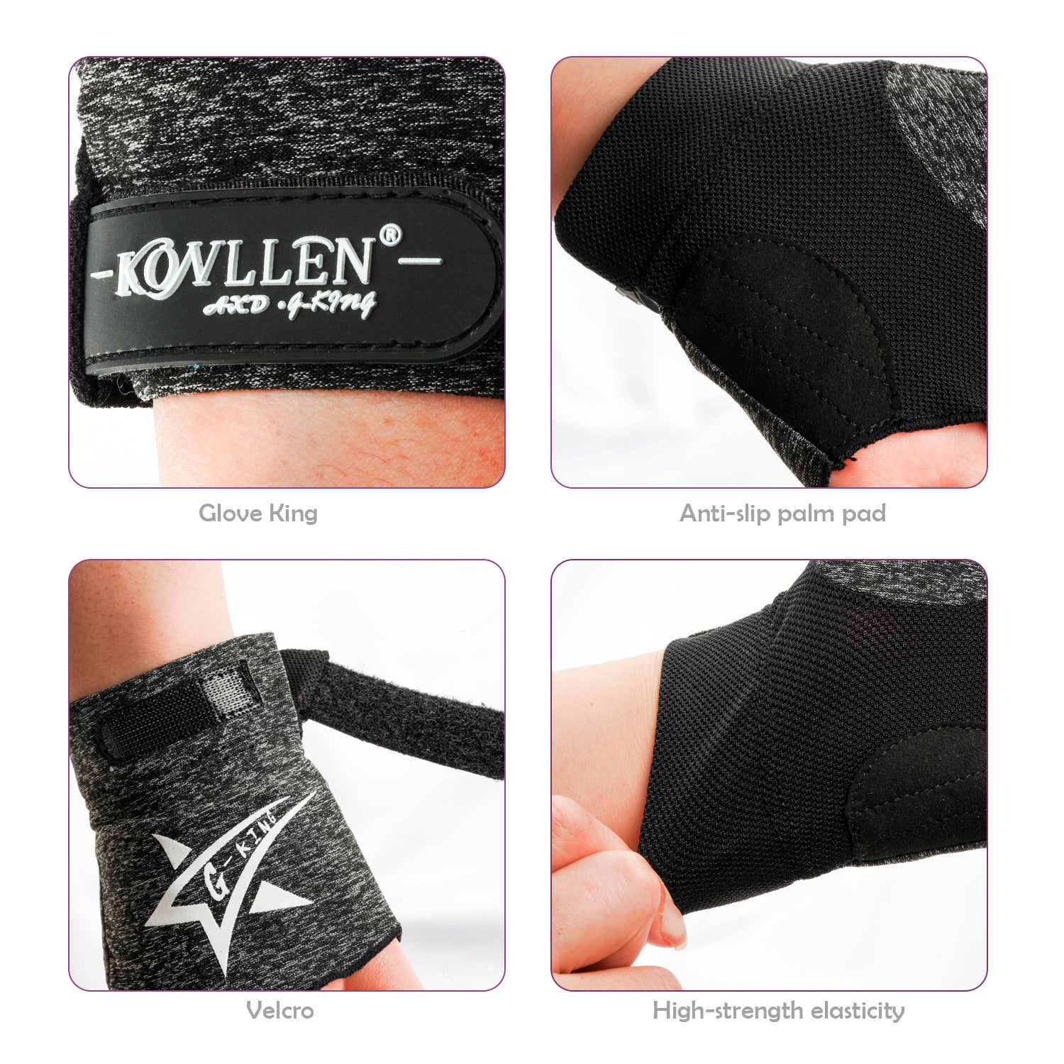 KONLLEN Billiards Gloves for Left Hand/Right Hand L/XL - 01 pure cotton series