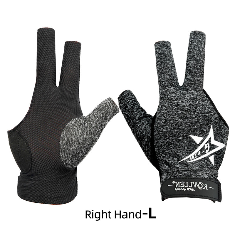 KONLLEN Billiards Gloves for Left Hand/Right Hand L/XL - 01 pure cotton series